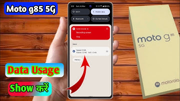 moto g85 me daily data usage show karen, motorola g85 me daily data use kaise dekhe 