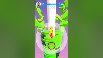 STACK BALL GAME COMPLETE LEVEL 57 TO 58 #viralvideo #youtube #shortvideo #youtubeshorts #shorts