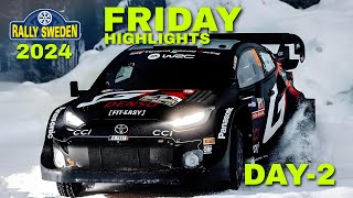 Max Attack || Friday Highlights Wrc Rally Sweden 2024