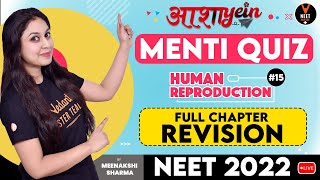 Human Reproduction Class 12 #15 (Full Chapter Revision) | NEET 2022 | NEET Biology | Meenakshi Ma'am