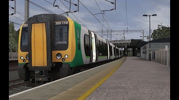 Class 350 London Midland - Down Limited (West Coast Main Line Trent Valley)