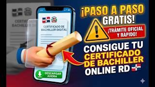 How to Get Your High School Diploma Online in the DR: Error-Free and Free!