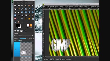 How to Create a 3-D Background With Matching Text in Gimp