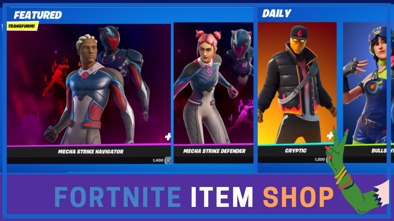 Get the Mecha Strike Navigator now! Fortnite Item Shop June 3, 2022