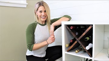 IKEA HACK: Wine Rack for Kallax