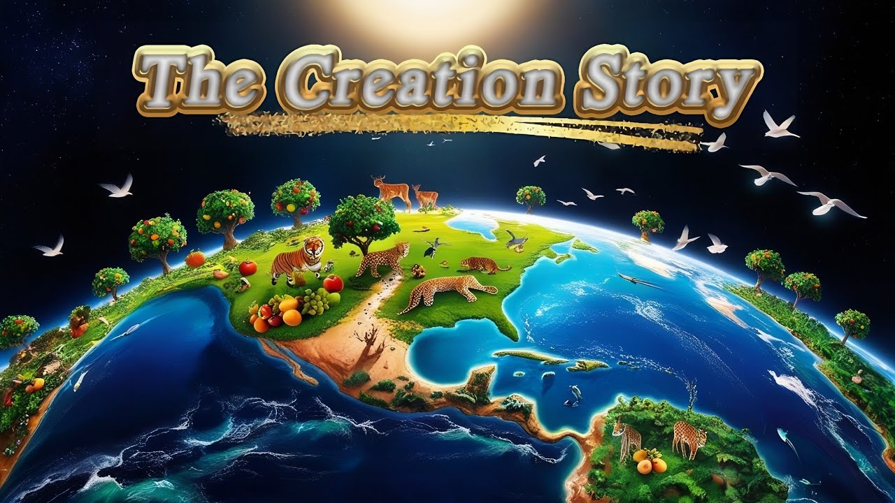 Genesis Chapter 1: The Creation Story for Kids | God Created The Earth ...