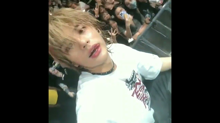 Hyunjin took a fan's phone in Newark concert day 1!