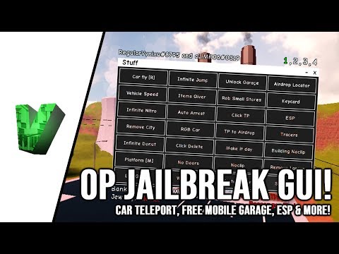 Roblox Jailbreak Gui Free