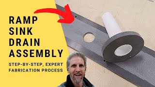 Ramp Sink - Corian Custom Drain Assembly and Sink Parts