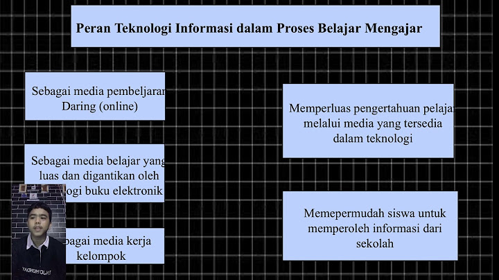 Bagaimana peran teknologi informasi dan komunikasi dalam bidang PENDIDIKAN berikan contoh