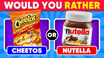 Zou je liever eten editie 🍟🧁 Dagelijkse quiz