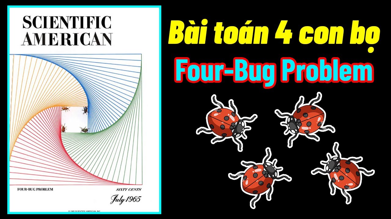 Bài toán 4 con bọ - Four Bug Problem | Giời thiệu về bài toán và lời giải