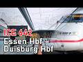 Mit dem ICE durchs Schneetreiben | ICE 642 Essen Hbf–Duisburg Hbf | ICE 2-Führerstandsmitfahrt thumbnail