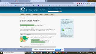 Download from Natural Earth