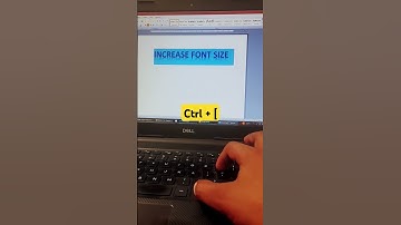 Shortcut Keys Increase & Decrease Font Size in Word #shorts #wordtips #computer