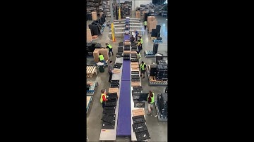 Budgetary crate sorting system (With no vision system required) by Servi-tech