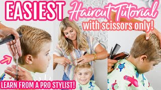 How To Cut Hair With Scissors For Beginners At Home