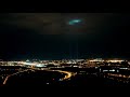 Podivné lasery nad noční Ostravou - pozorováno z dronu