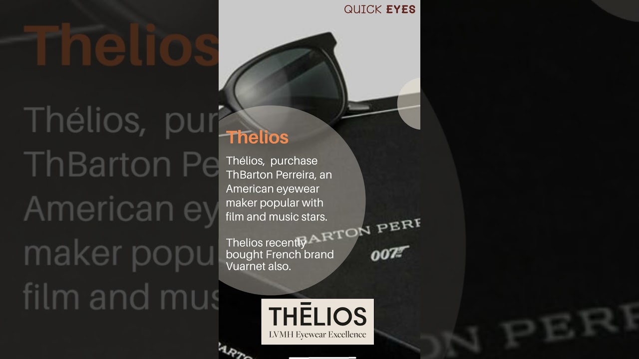 LVMH Buys 49 Pct Stake In Eyewear Manufacturer Thelios - Retail Bum