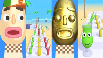 Sandwich Runner Vs Juice Run - Gameplay Walkthrough (Android iOS)