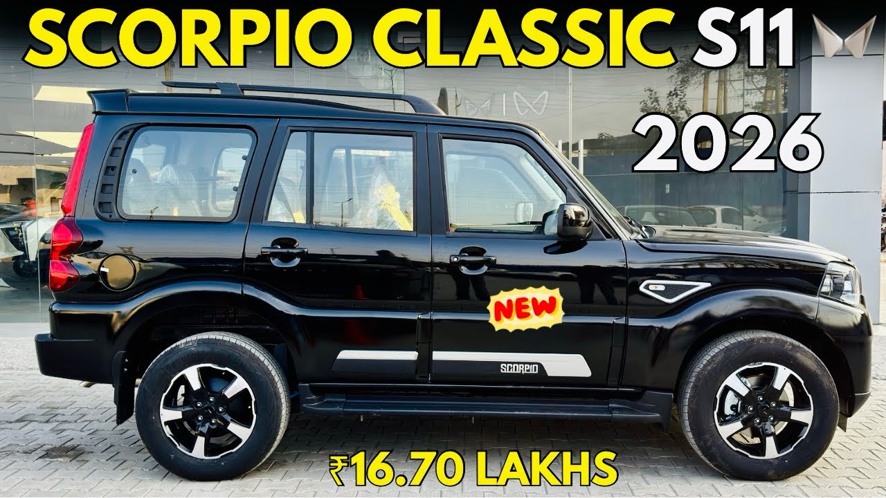 Mahindra Scorpio Classic S11 Top Model 2026 Detailed Review Scorpio ...