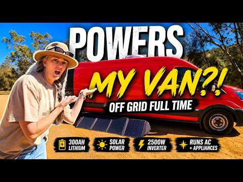How I Power My Van OFF-GRID Full Time | Complete Electrical Setup