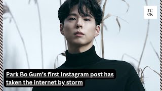 Park Bo Gum's first Instagram post has taken the internet by storm with its  unparalleled visuals