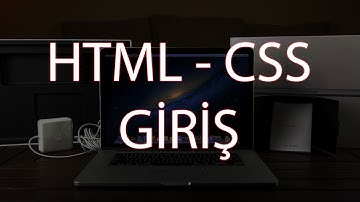 HTML ve CSS Giriş #Ders1