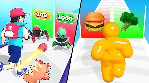 Monster Pocket Run Building | Tall Man Run / All Level Gameplay: Android,iOS