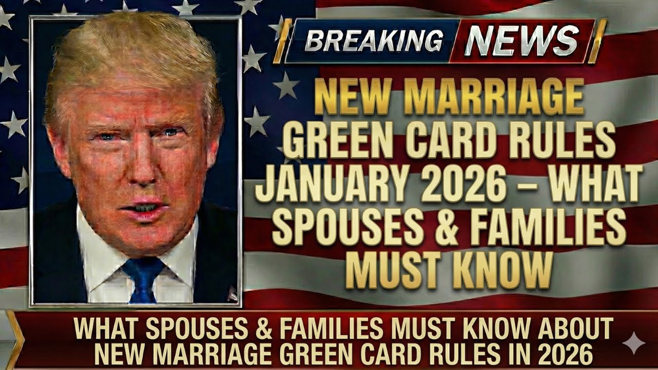 New Marriage Green Card Rules January 2026 – What Spouses & Families ...