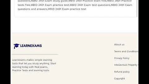 MBIO 3401 EXAM 3 NEWEST 2026 ACTUAL EXAM COMPLETE 100 QUESTIONS AND CORRECT DETAILED ANSWERS