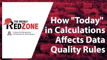 REDZone - How "Today" in Calculations Affects Data Quality Rules