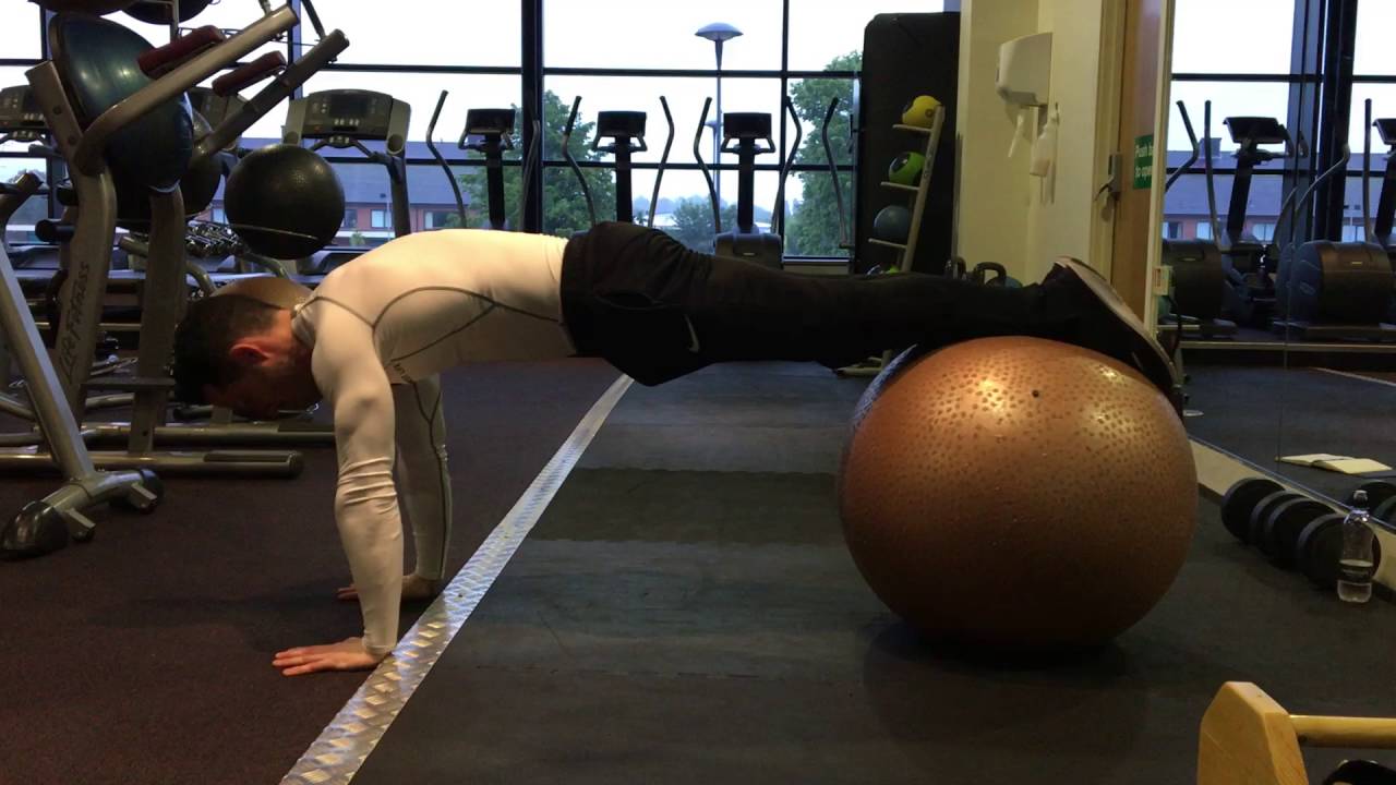 Swiss Ball Jackknife YouTube