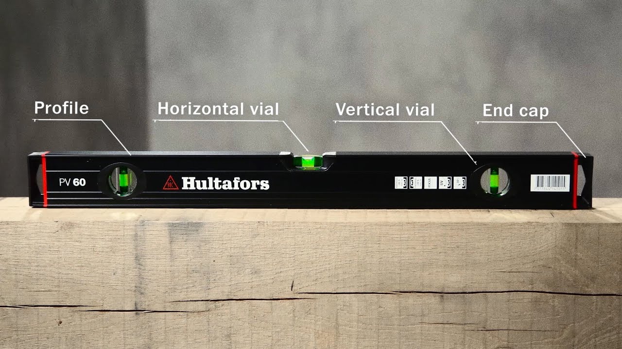 Hultafors - Aluminium vattenpass HV och PV