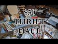 Sewing and Knitting THRIFT HAUL- Thrift Shopping Haul, Vintage fiber crafts, Sewing Machines image