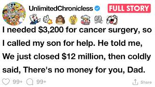 I needed $3,200 for cancer surgery, so I called my son for help. He told me, We just closed $12...