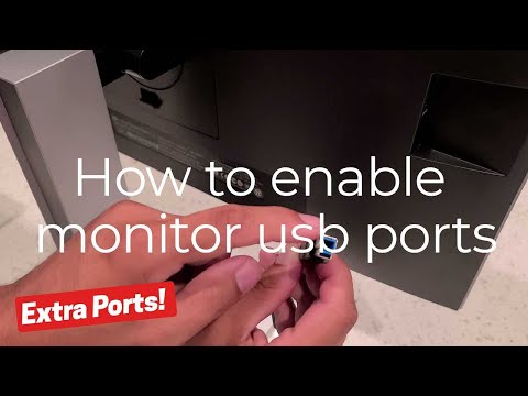 Enabling USB Ports on HP Monitor