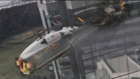 映画『エンド・オブ・キングダム』ド迫力のヘリコプター・アクション映像