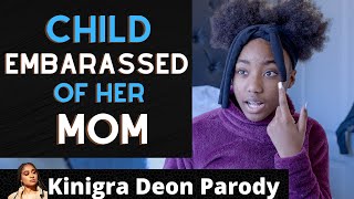 TEEN is EMBARASSED of ONE EYED MOM, What Happens Next is SHOCKING! | Kinigra Deon (SPOOF)