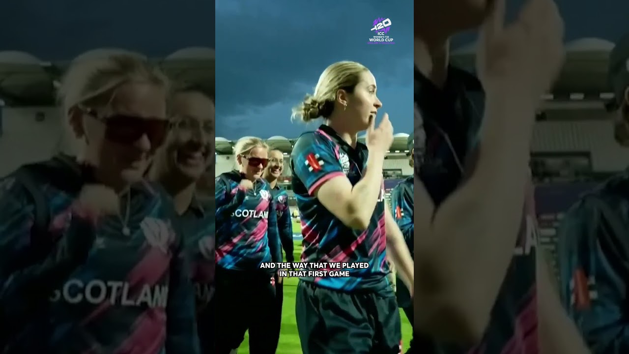 Mixed emotions for Sarah Bryce after Scotland's narrow loss to the West Indies at the #t20worldcup 🏏