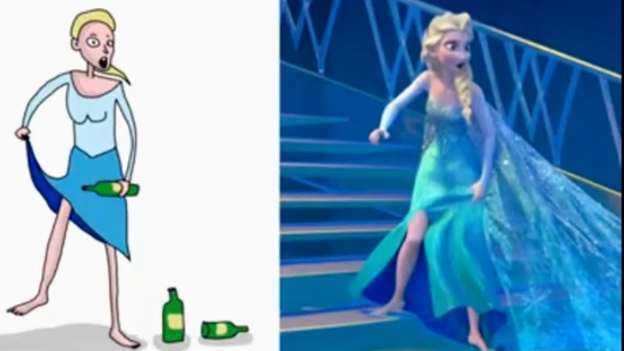 Frozen 2 Elsa Funny Drawing Memes Try Not To Laugh YouTube Maxresdefault