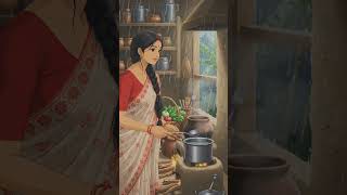 এক মায়ের প্রতিদিনের কাজ  #ghiblistyle #ghibli #animatedstory #aianimation #animeanimation