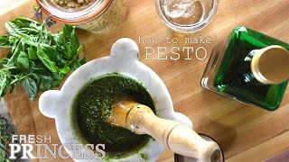 How to Make Authentic Italian Pesto  |  Fresh P