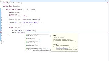 Java Number Guessing Game