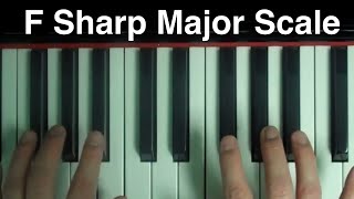 Piano teacher miss jenifer of somerset academy music shows you how to
play a one octave f# major scale on the piano. learning scales ...