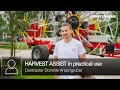 Contractor Dominik Anzengruber shows HARVEST ASSIST app in action | PÖTTINGER