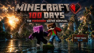 I Survived 100 Days Without Touching Blue in Minecraft
