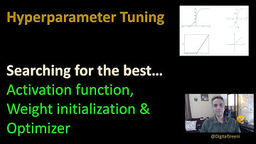 188 - Hyperparameter tuning for activation function, optimizer and weight initialization