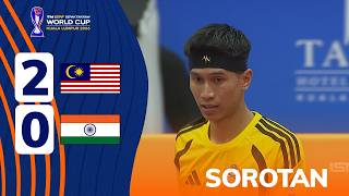 Sorotan: Malaysia 2 - 0 India | Berkumpulan | Perlawanan 1 | TM ISTAF Sepaktakraw World Cup 2026
