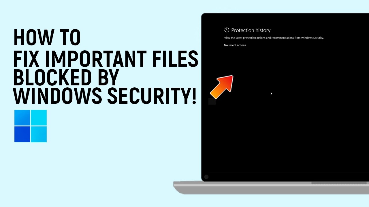 How to Fix Important Files Blocked by Windows Security [easy] - YouTube